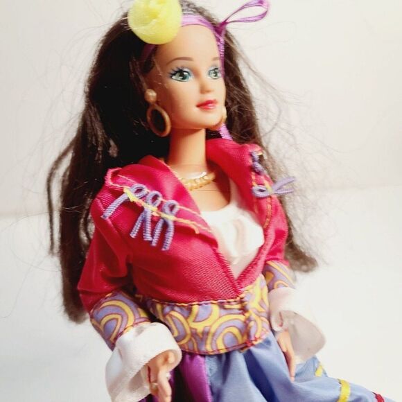 Vintage 1992 Italian Barbie Dolls of The World Collection 2256 Brunette - Picture 9 of 11
